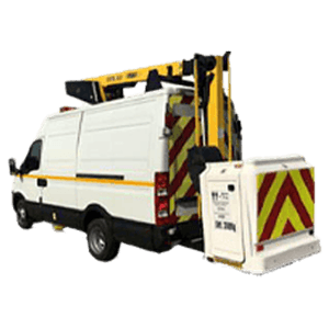 12.5 metre cherry picker vehicle hire in Huddersfield